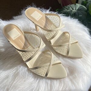 Dolce Vita Beige Strappy Heels